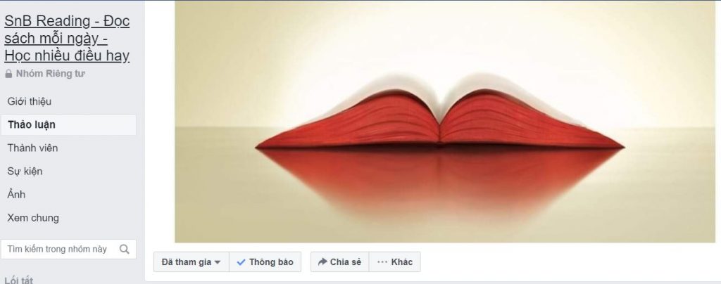 Câu lạc bộ SnB Reading trên Facebook